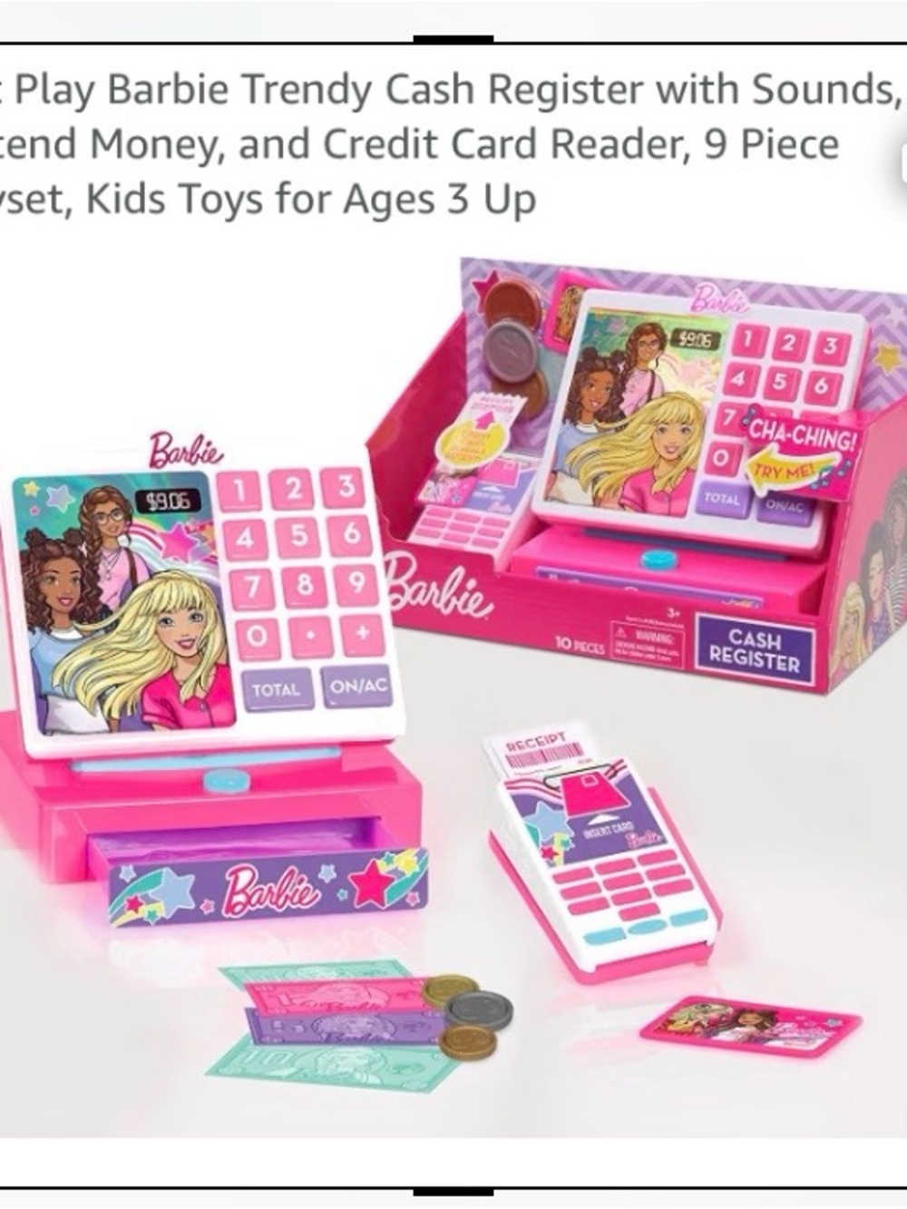 Barbie cash register new in box
